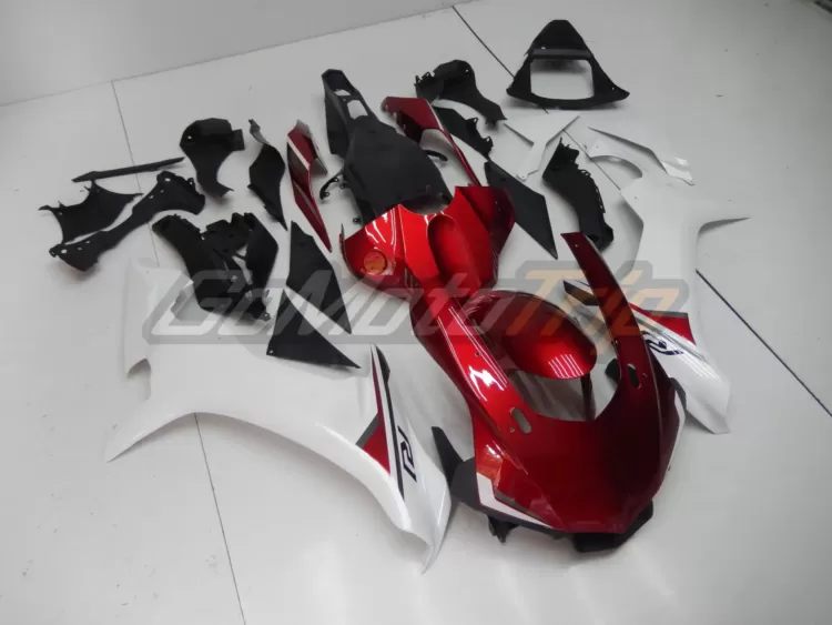 2015 2019 Yamaha Yzf R1 Red White Fairing 3