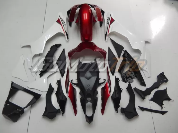 2015 2019 Yamaha Yzf R1 Red White Fairing 4