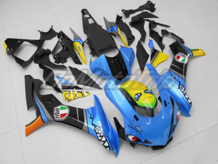 2015 2019 Yamaha Yzf R1 Rossi Shark Fairing 3