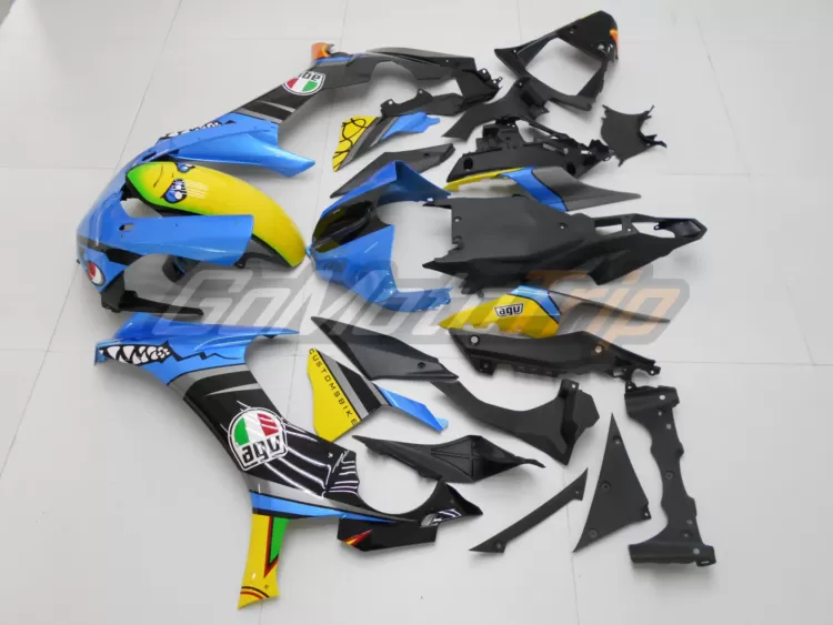 2015 2019 Yamaha Yzf R1 Rossi Shark Fairing 4