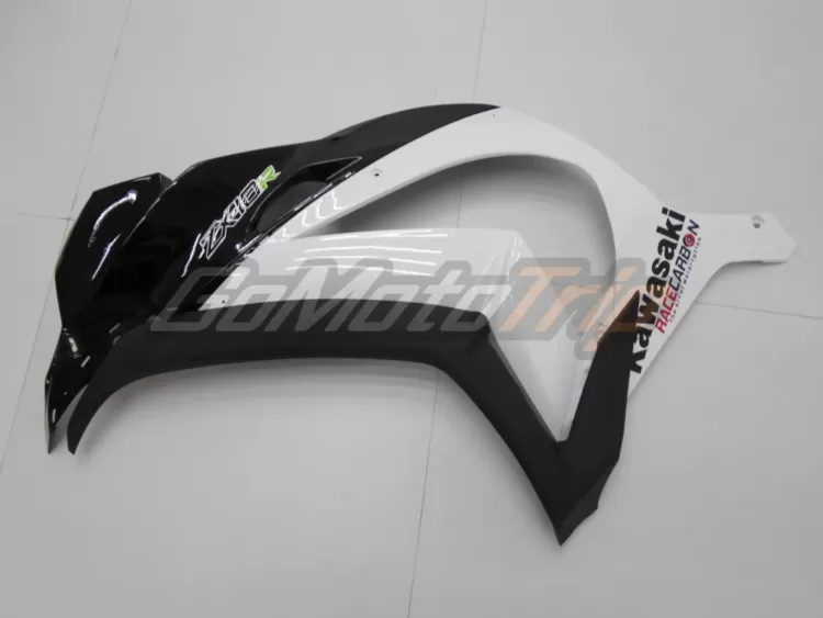 2016 2020 Kawasaki Ninja Zx 10r Black White Fairing 10