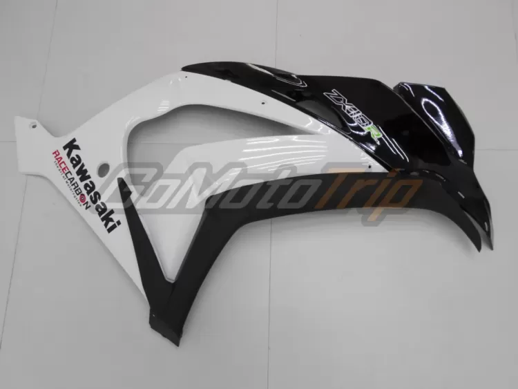 2016 2020 Kawasaki Ninja Zx 10r Black White Fairing 11