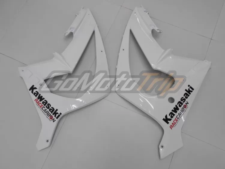 2016 2020 Kawasaki Ninja Zx 10r Black White Fairing 13