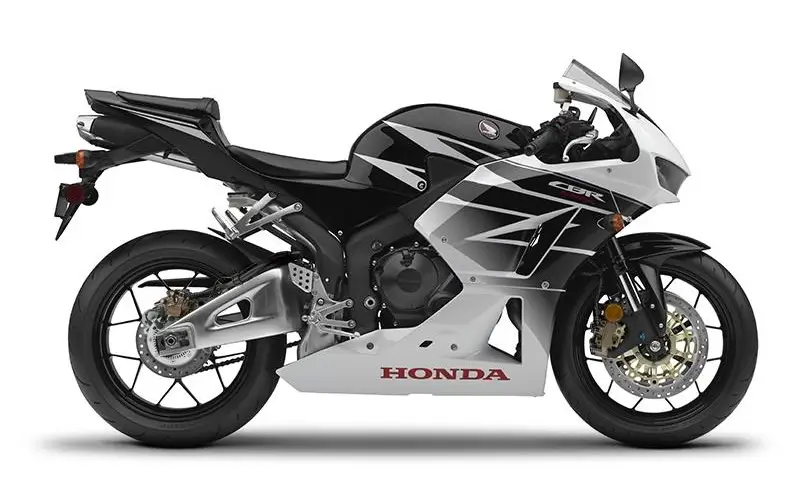 2016 Honda Cbr600rr Black White Fairing Edition 18