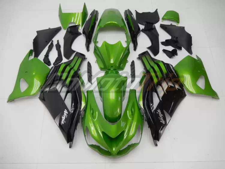 2016 Kawasaki Ninja Zx 14r Black Green Fairing Edition 1