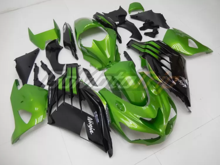 2016 Kawasaki Ninja Zx 14r Black Green Fairing Edition 3