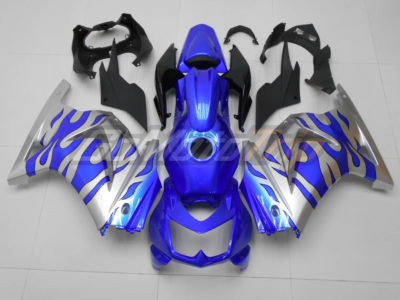 Ninja 250r Blue Flame Fairing 1