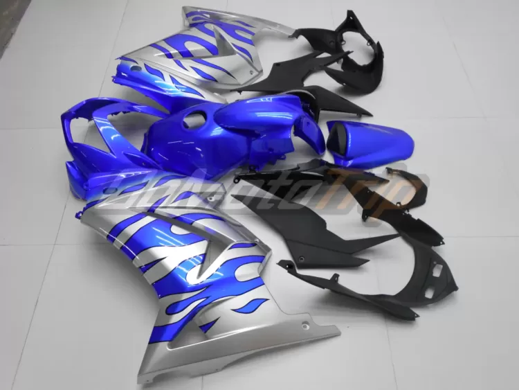 Ninja 250r Blue Flame Fairing 4