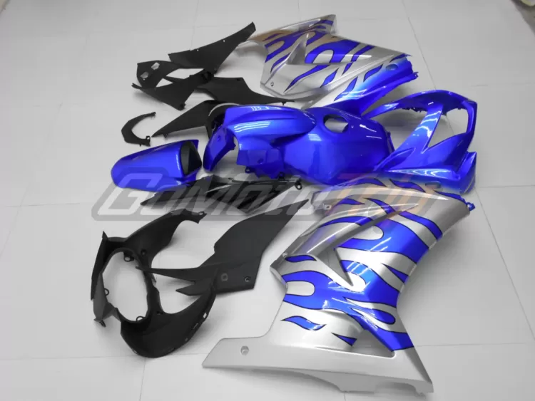 Ninja 250r Blue Flame Fairing 5