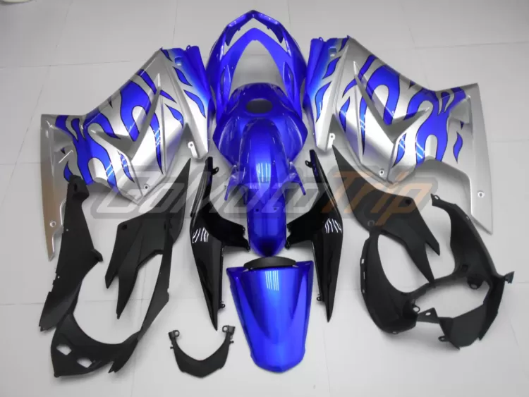 Ninja 250r Blue Flame Fairing 6