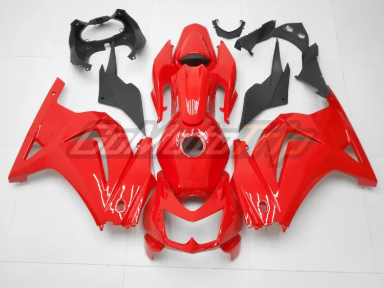 Ninja 250r Red Fairing 1