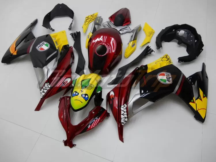 Ninja 300 Rossi Shark Fairing 2