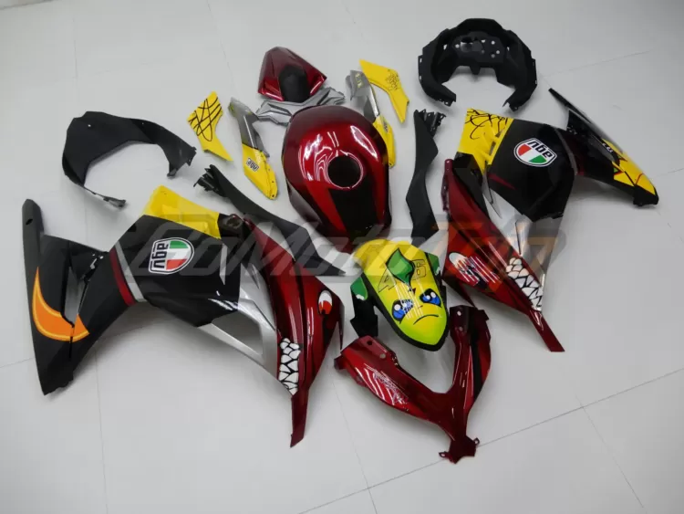 Ninja 300 Rossi Shark Fairing 3