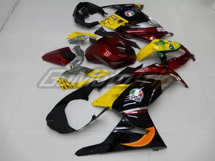 Ninja 300 Rossi Shark Fairing 5