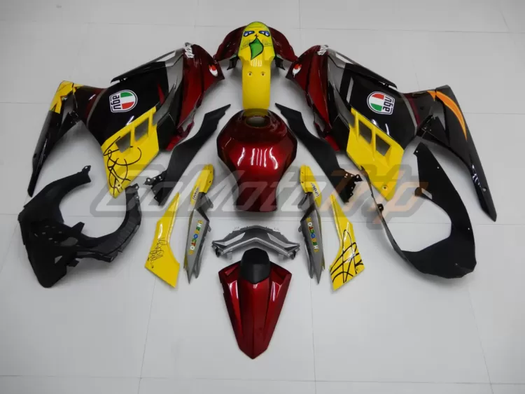 Ninja 300 Rossi Shark Fairing 6