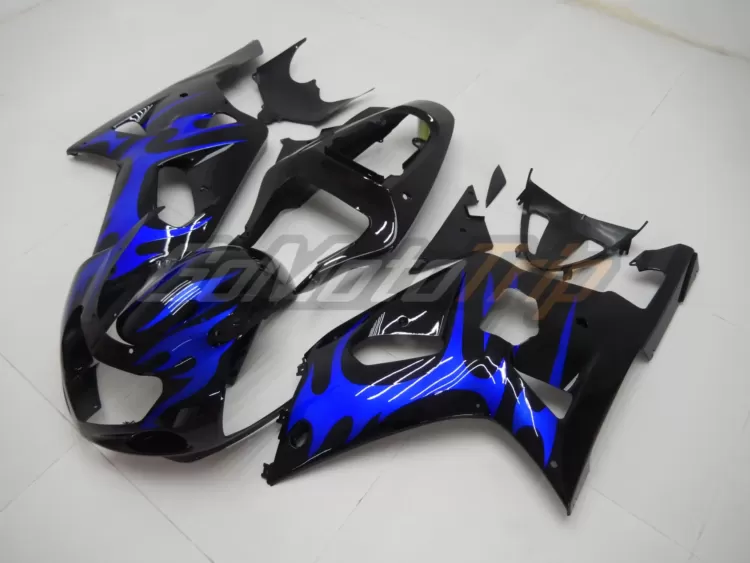 Suzuki K1 K2 Black Blue Fairing 2