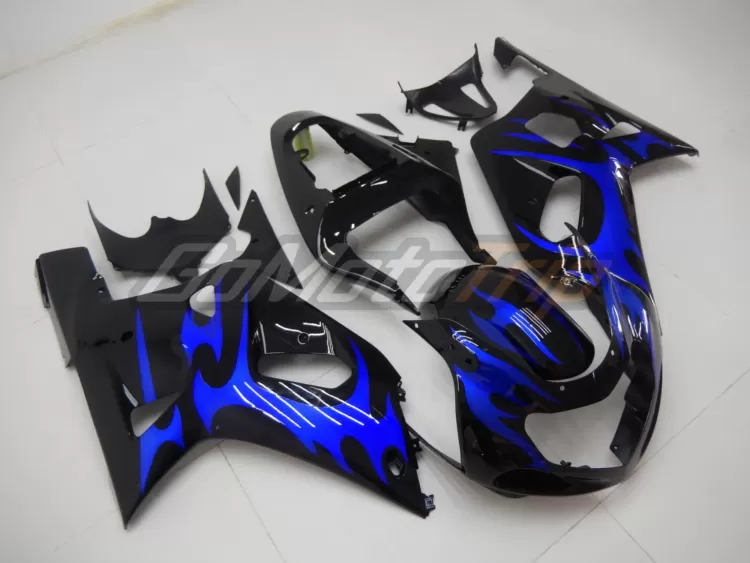 Suzuki K1 K2 Black Blue Fairing 3