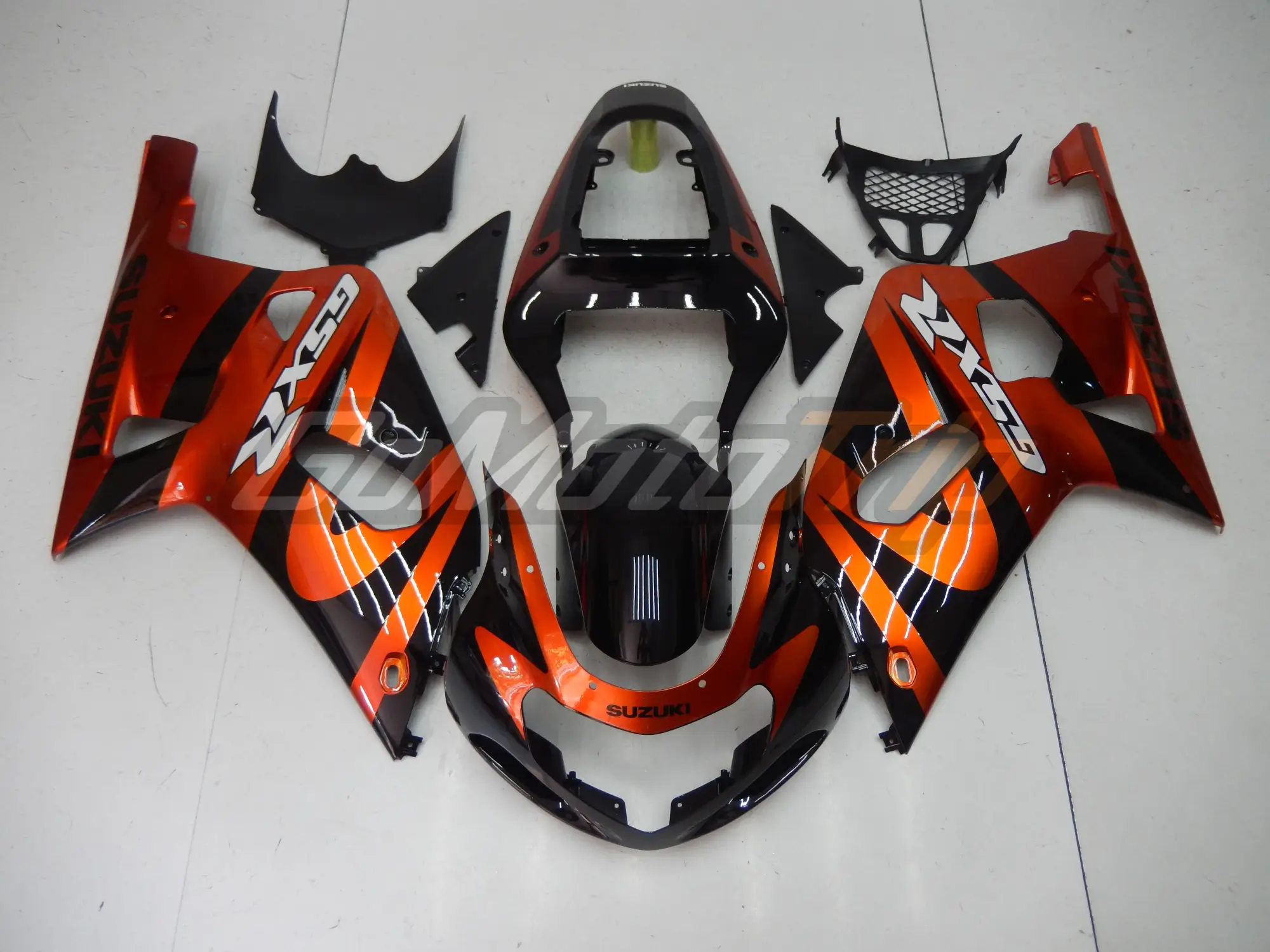 Suzuki K1 K2 Black Orange Fairing 1