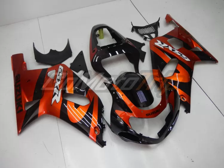 Suzuki K1 K2 Black Orange Fairing 3