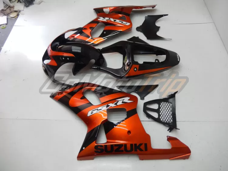 Suzuki K1 K2 Black Orange Fairing 4