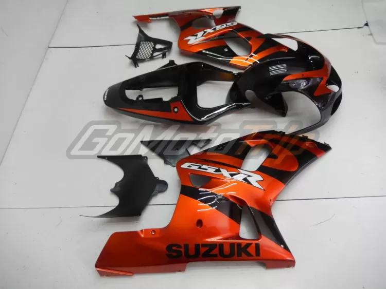 Suzuki K1 K2 Black Orange Fairing 5