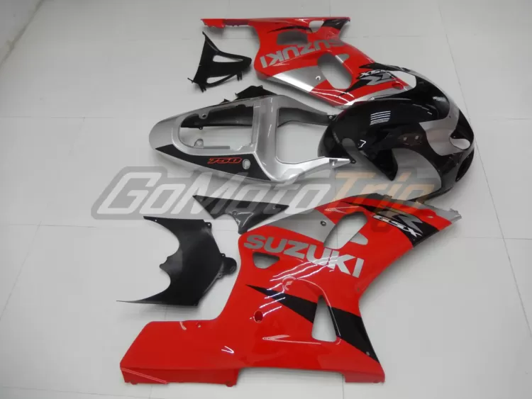 Suzuki K1 K2 Red Silver Fairing 5